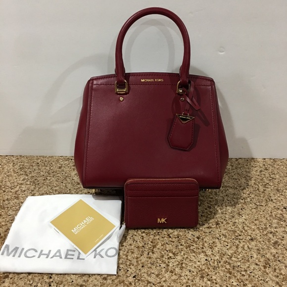 Michael Kors Medium Benning Leather Satchel